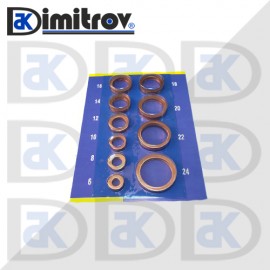 Комплект медни дифтунги 0,8 mm
